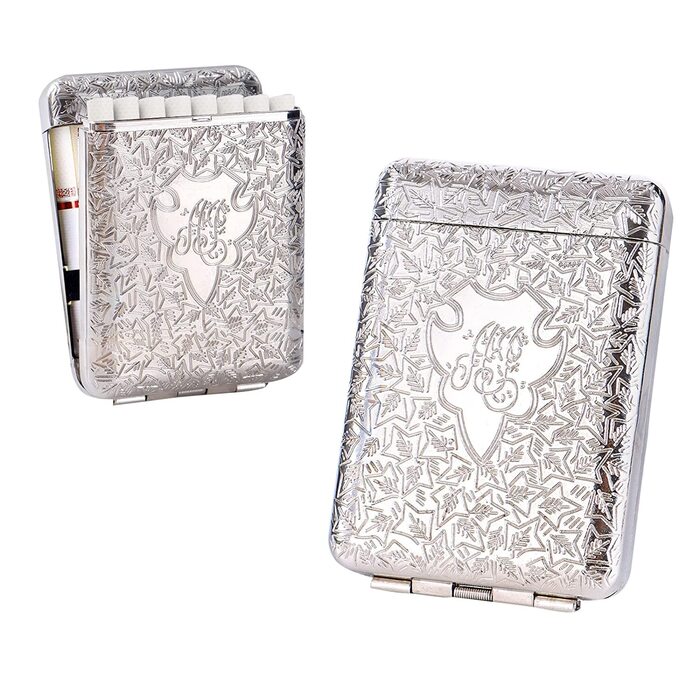 Металеве тютюнопакувальник Peaky Blinders для 14 сигарет (срібний)