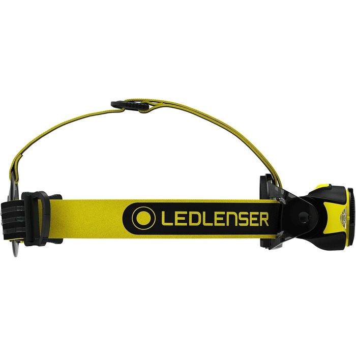 Налобний ліхтар Ledlenser iH11R 600 Лм з кріпленням на шолом і чохлом, акумуляторний, USB-зарядка, легкий, для роботи в рукавицях