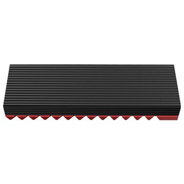 Радіатор охолодження M.2 2280 з алюмінію з термопадом для ПК/PS5 (червоний)