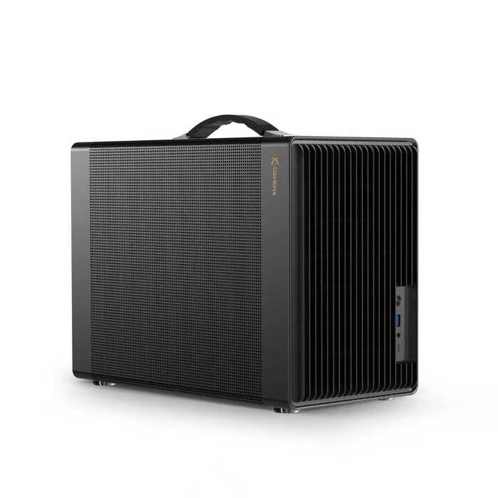Корпус для міні-ПК, M-ATX, ITX, сітчастий, з ручкою, 3x aRGB вентилятори, WP40