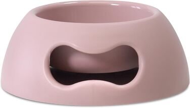 Миска для собак UNITED PETS Pappy, екологічна, зроблена в Італії, 1100 мл (Рожева, S)