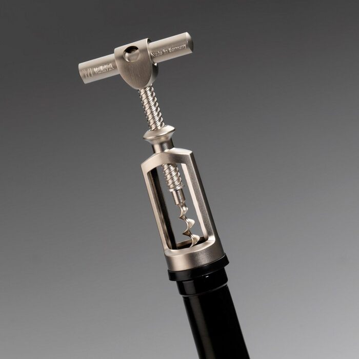 Westmark Bottle Opener with Cork Remover, Monopol Edition, Steel/Zinc Die-Cast, Chianti, Satin Finish, 62553380