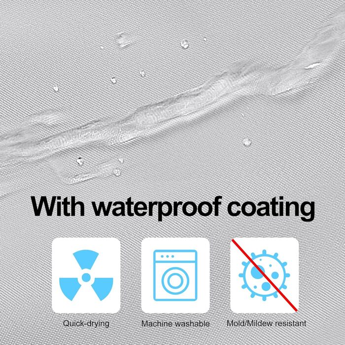 Шторка для душу DUFU, водонепроникна, миється | Швидковисихаюче поліестерне полотно з 12 гачками | Напівпрозора захисна шторка для ванни (180x200 см, Темно-сірий)