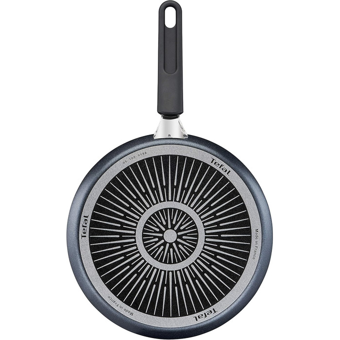 Пательня для млинців Tefal, алюмінієва, чорна, 25 см (не для індукційних плит)