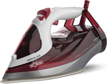 Станція парогенератора Solac CVG9512 Intelligent Evolution Sensor: 2800 Вт, пластик, з технологією сенсорів, видаляє віруси та бактерії, ECO та Turbo режими