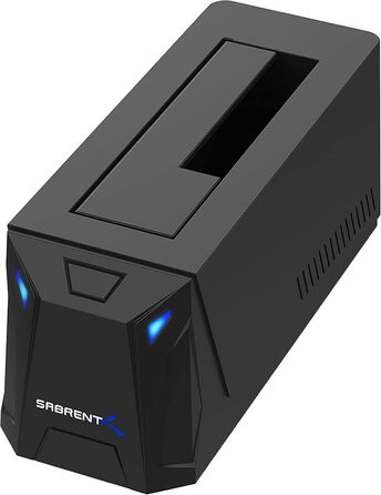 Док-станція SABRENT для HDD/SSD 2.5' та 3.5' SATA з USB A 5Gbps, UASP, 1 відсік