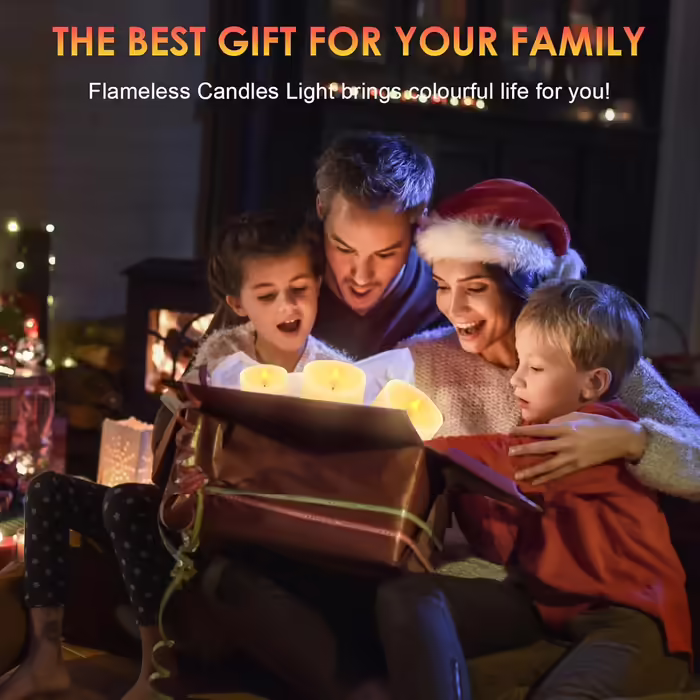LED RGB Candle Flames, Flameless Candle Lights, USB Multicolor Tealights Warm White LED Candle Lights Wick Flickering Real Wax Electric LED Lamp with Remote Control Timer Function Home Decoration