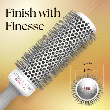 Щітка для волос Olivia Garden Ceramic + Ion Speed XL CIXL-45, 4,5 см, 1 3/4 дюйма