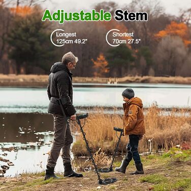 Металошукач OMMO Profi Set: 6 режимів, водонепроникний, LCD дисплей, висока чутливість, для дорослих та дітей