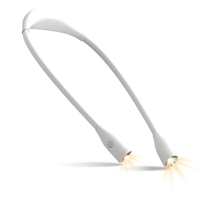 Ліхтар на шию для рукоділля Lumi Crealis: лампа для в'язання, читання, шиття, ремонту з регульованою яскравістю (3 кольори, 9 рівнів)