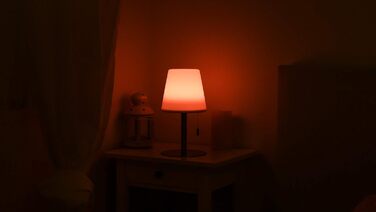 Northpoint LED настільна лампа на акумуляторі: 30 годин роботи, 30 см, тепле біле світло, регулювання яскравості, RGB, вологостійка, перезаряджається