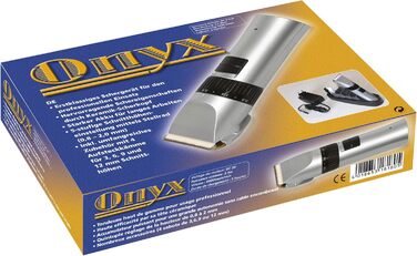 Акумуляторна машинка для стрижки Kerbl Onyx з аксесуарами та запасними лезами для Onyx Art.18180. Комплект з запасними лезами