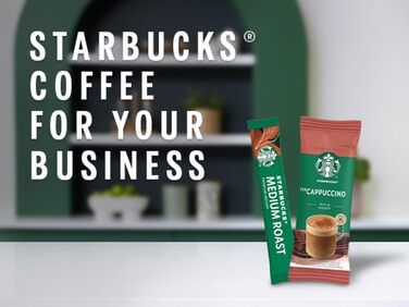Розчинна кава Starbucks Premium Medium Roast, 100% арабіка, м'який та збалансований смак, 50 стіків по 2.3г