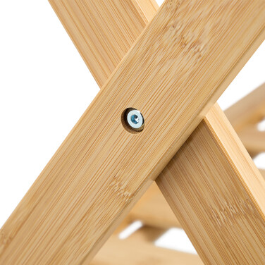 Relaxdays Bamboo Luggage Rack