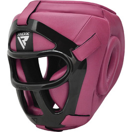 RDX MMA Boxing Headgear - Sparring Head Protector for Training & Competition - Pink