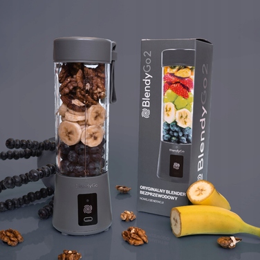 Стаціонарний блендер BlendyGo 250 Вт, сріблястий/сірий, 0,4 л