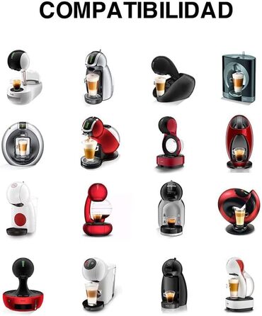 Багаторазова капсула з нержавіючої сталі i Cafilas для кавомашин Dolce Gusto, набір 2 шт., ложка та щітка для чищення, екологічна