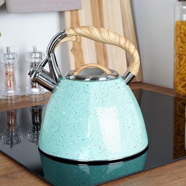 ORION GROUP Kettle | 3 L | Automatic Modern Whistling Kettle Water Boiler | For Gas and Induction (Blue)