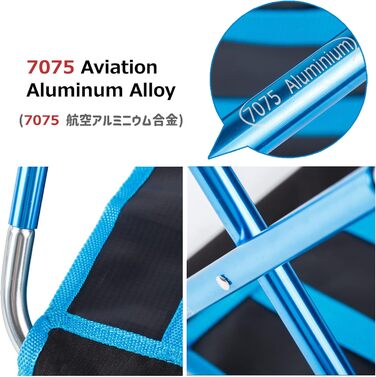 Складний туристичний стільчик Azarxis для риболовлі, пікніків та відпочинку на природі з сумкою, камуфляжний