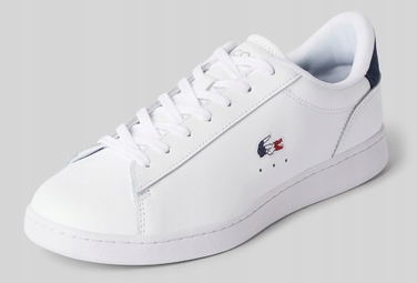 Кросівки Lacoste Carnaby Set 748SMA0111407 білі шкіряні класичні, розмір 43