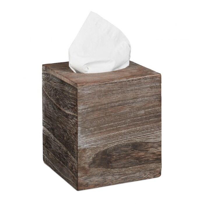 Relaxdays Fabric Box Cube Shabby
