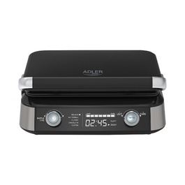 Вафельниця Adler AD 3084, 2400 Вт, LCD-дисплей, 5 програм, чорна