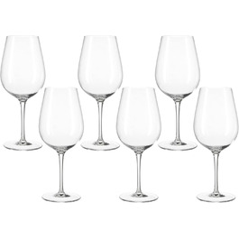 LEONARDO HOME Red Wine Glasses, Glass, Set of 6 (Pack of 1), 6