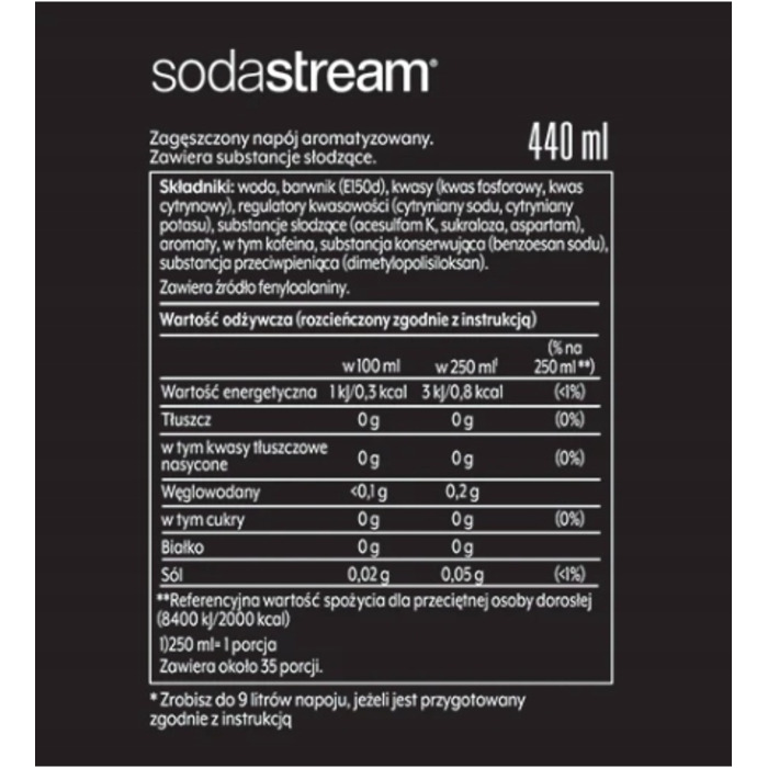 Сифонізатор для води SodaStream Terra + 2 пляшки + 4 сиропи (Pepsi, 7Up, Mirinda, Pepsi Max)