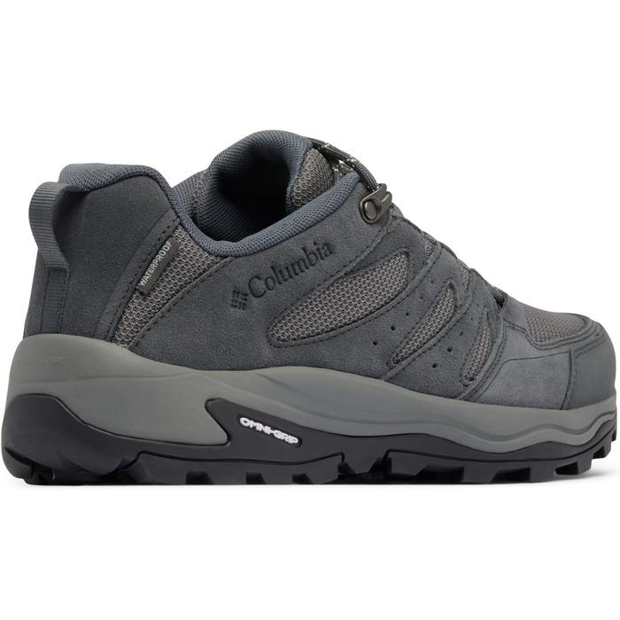 Чоловічі трекінгові черевики Columbia Redmond Iv Low Waterproof Mid Rise, 45 EU, Graphite Citron Haze