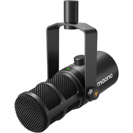MAONO PD400X: USB/XLR мікрофон для подкастів, студії, стрімінгу та геймінгу з регулюванням гучності та функцією Mute