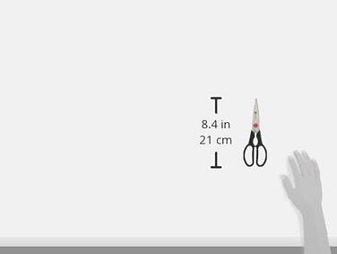 Універсальні кухонні ножиці ZWILLING Twin L, 20 см, з нержавіючої сталі, для правшів та лівшів, чорні