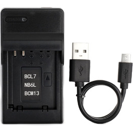 Зарядний пристрій USB Norifon DMW-BCM13 для камер Panasonic Lumix (DMC-TZ55, TZ60, TZ61, FT5, TS5, TZ70, ZS40, ZS50)