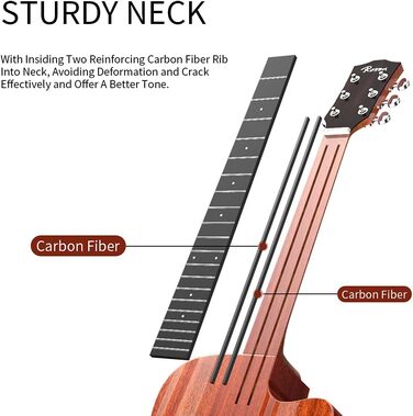 Акустична гітара Rosen G31 Dreadnought Black з махагоні, 41 дюйм, Cutaway, стартовий набір