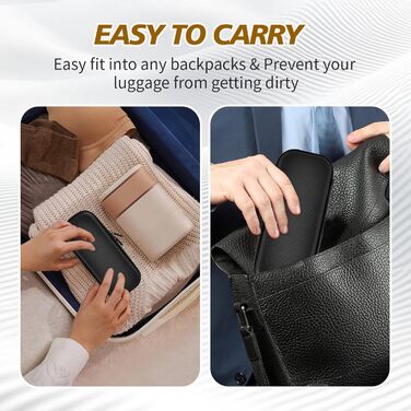 Marvero Scent Density Bag Premium 2.0 - Scent-Proof Container with UV Glass Jar & Work Surface | 100% Waterproof, Shockproof EVA Material | Ideal for Travel (23x9x8.5cm)