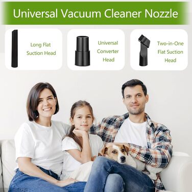 Насадки для пилососа PIWOSGOL7Stk - універсальний комплект для прибирання, 32/35 мм