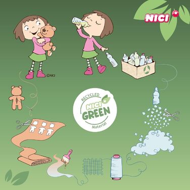 Декоративна подушка NICI Al & Chic Paka зелена, 43x25 см, альпака