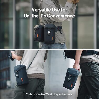 Сумка для фотокамери PGYTECH Linsentasche: захисний кейс для об'єктивів DSLR Sony/Canon/Nikon