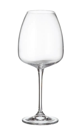 Келихи для червоного вина Bohemia Crystal, прозорі, 610 мл, 6 шт.