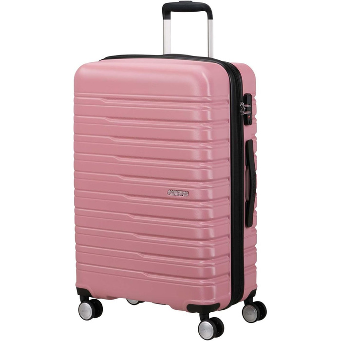 Чемодан American Tourister Flashline, 67 см, 69/75 л, чорний (Shadow Black) / ротаційний (Spinner M)