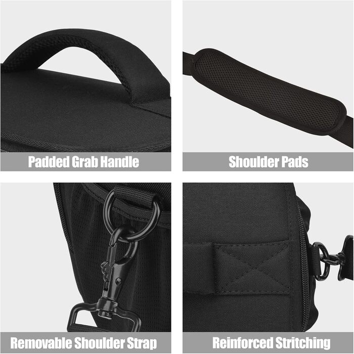 Захисний футляр для дзеркальної камери Cwatcun, вологостійкий, для Canon, Nikon, Sony, Fuji, DLR/LR, чорний, XL