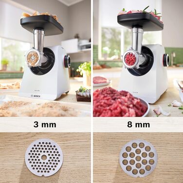 М'ясоподрібнювач Bosch Serie 4 MFWS420W: потужний, компактний, з планетарним приводом, гарантія 10 років