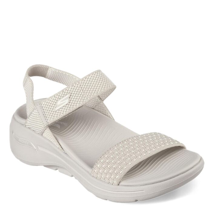 Сандалі жіночі Skechers Go Walk Arch Fit Polished Sand - Бежеві (37 EU)