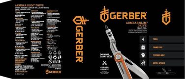 Складаний ніж Gerber Slim Drive, помаранчевий, туристичний