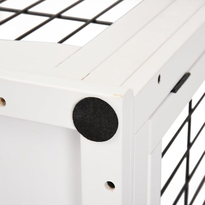 Клітка для собак PawHut - Будка з 2 входами, закривається на замок, для маленьких собак, 58,5 x 81 x 66 см