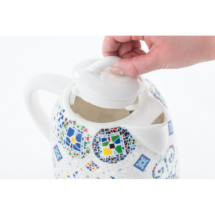 Електричний чайник Concept RK2391, 1.7 л, білий з візерунком