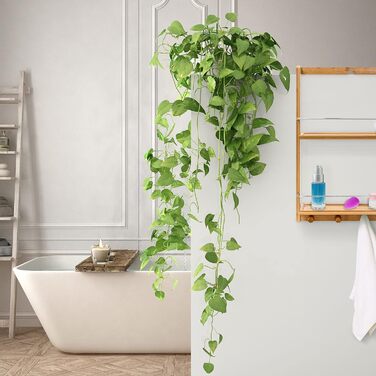 Relaxdays Shower Shelf made of Bamboo HxBxT: approx. 53 x 38 x 15.5 cm Shower shelf with 2 shelves made of moisture-resistant wood Hanging shelf for the bathroom as a practical hanging shelf with 4 towel hooks, natural