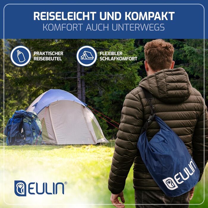 Ортопедична подушка для шиї EULIN® з преміальної піни Memory Foam, ергономічна, сертифікат IGR