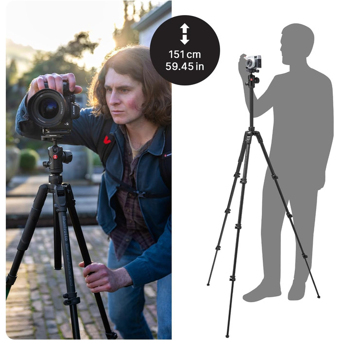 Штатив Manfrotto Befree Advanced для Sony Alpha з кріпленням Arca-Swiss - MKBFRLA-BH