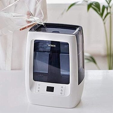 Ультразвуковий зволожувач повітря Winix L500 - 400 мл/год, 7,5 л резервуар, холодний/теплий пар, аромадифузор, автоматичний режим