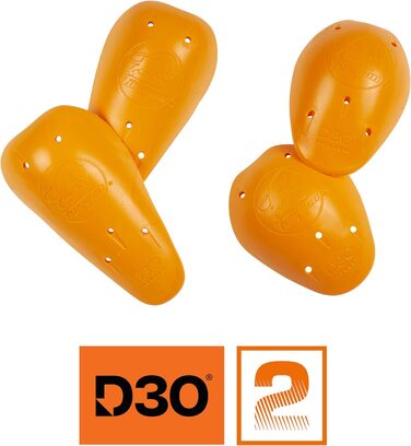 Комплект захисту плечей і ліктів Furygan D3O L2, унісекс, оптимальна вентиляція, гнучкий і надійний, помаранчевий